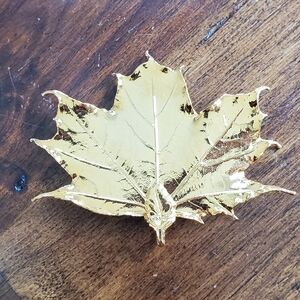 Gold Leaf Necklace Pendant